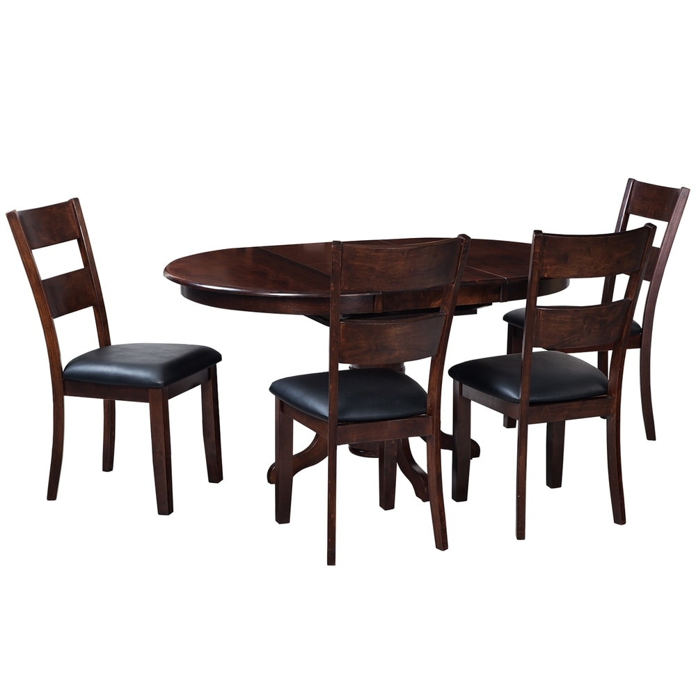 Ttp Furnish7 Piece Solid Wood Dining Set Valleyview