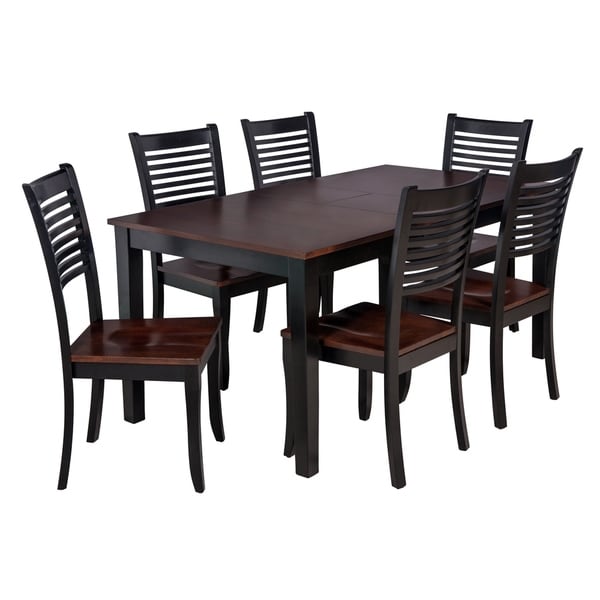 Shop 7-Piece Solid Wood Dining Set \ Shop 7-Piece Solid Wood Dining Set \