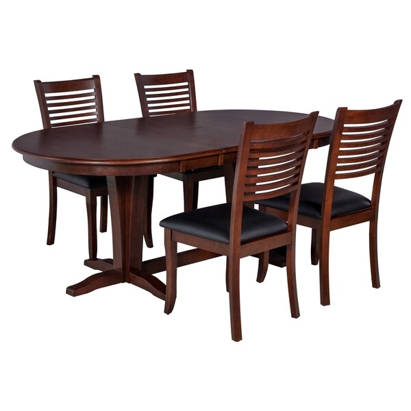 5-Piece Solid Wood Dining Set "Princeton", Modern Kitchen ...