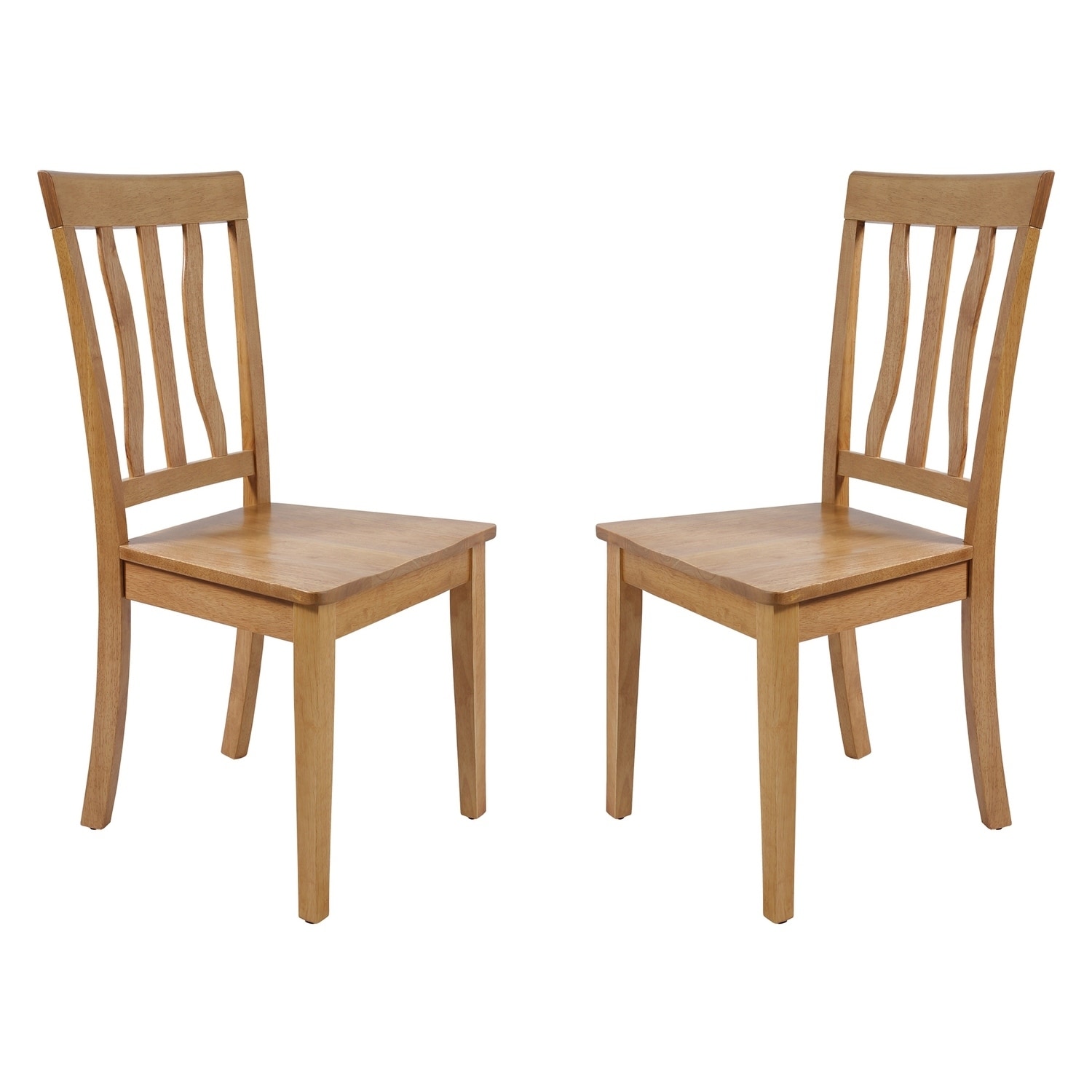 Solid Wood Sturdy Dining Chair / Modern Kitchen Chair, Oak ...