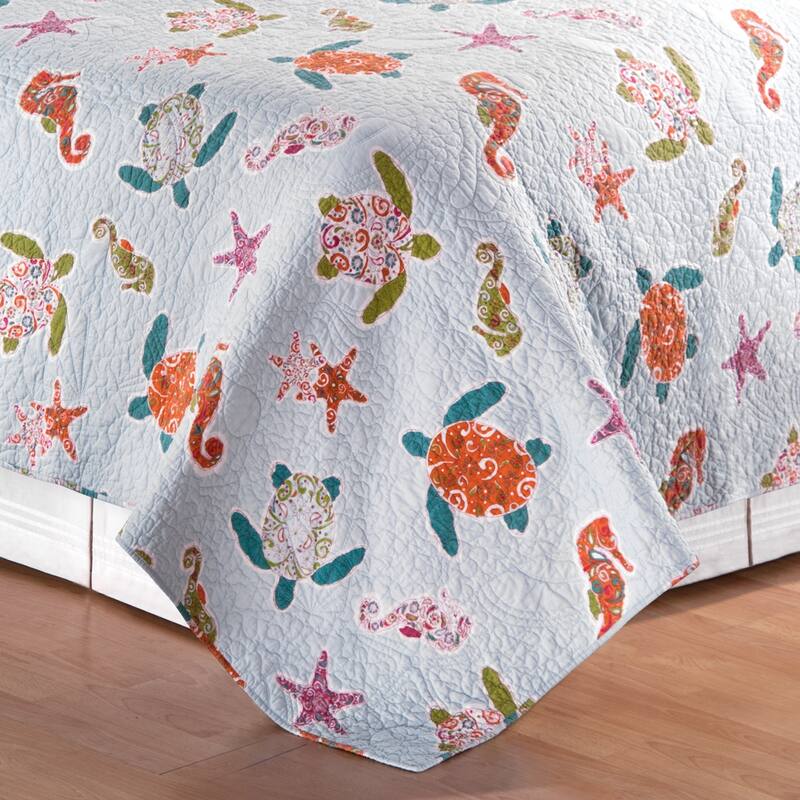 St. Kitts Coastal Cotton Quilt Set