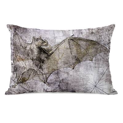 Bat - Multi Throw Pillow by OBC