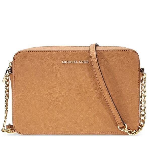 Shop Michael Kors Large Jet Set Crossbody Bag Acorn 32s4gtvc3l