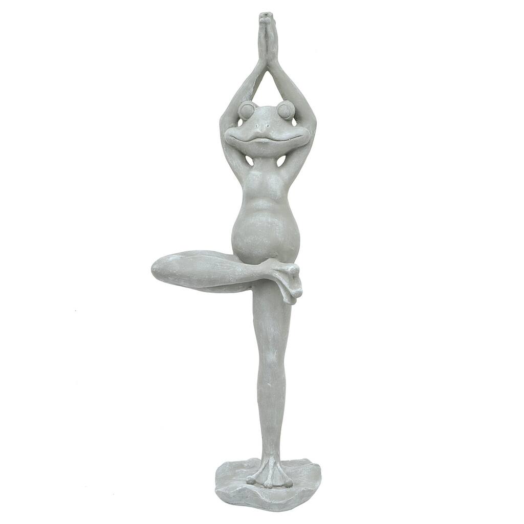Yoga Frog Garden Decoration