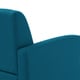 preview thumbnail 9 of 9, Handy Living Kingston Mid Century Modern Peacock Blue Linen Sofa