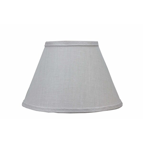 Somette Bone Linen 18 inch Empire Lamp Shade with Washer
