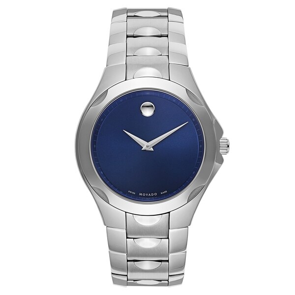 movado luno blue