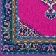 preview thumbnail 10 of 15, Boho Medallion Tassel Bright Pink Area Rug - 9'3" x 12'1"