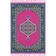 preview thumbnail 11 of 15, Boho Medallion Tassel Bright Pink Area Rug - 9'3" x 12'1"