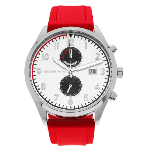 michael kors watch red strap