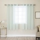 preview thumbnail 1 of 32, Aurora Home Pastel Tulle Lace Curtain Panel Pair