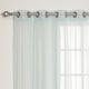 preview thumbnail 26 of 32, Aurora Home Pastel Tulle Lace Curtain Panel Pair