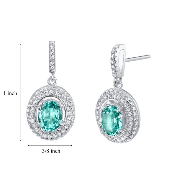sterling silver halo earrings