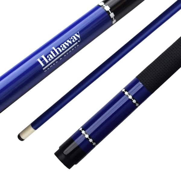 slide 2 of 6, Hathaway Conquest 58-in Cue Stick - Fiberglass - Blue