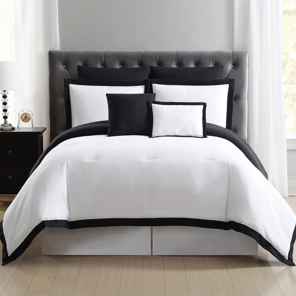 Truly Soft Everyday Hotel Border 7-piece Comforter Set. Opens flyout.