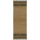 preview thumbnail 16 of 17, Tan Matador Leather Chindi Rug