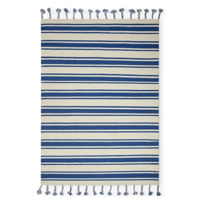 Nourison Solano Striped Dhurri Reversible Area Rug