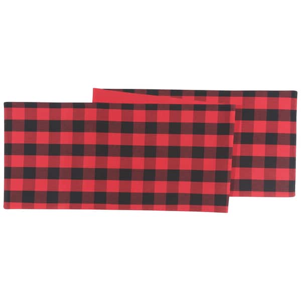 slide 1 of 1, Now Designs Buffalo Check Table Runner