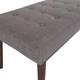 preview thumbnail 4 of 16, Carson Carrington Kristinehamn Bench with Coffee Finish Legs