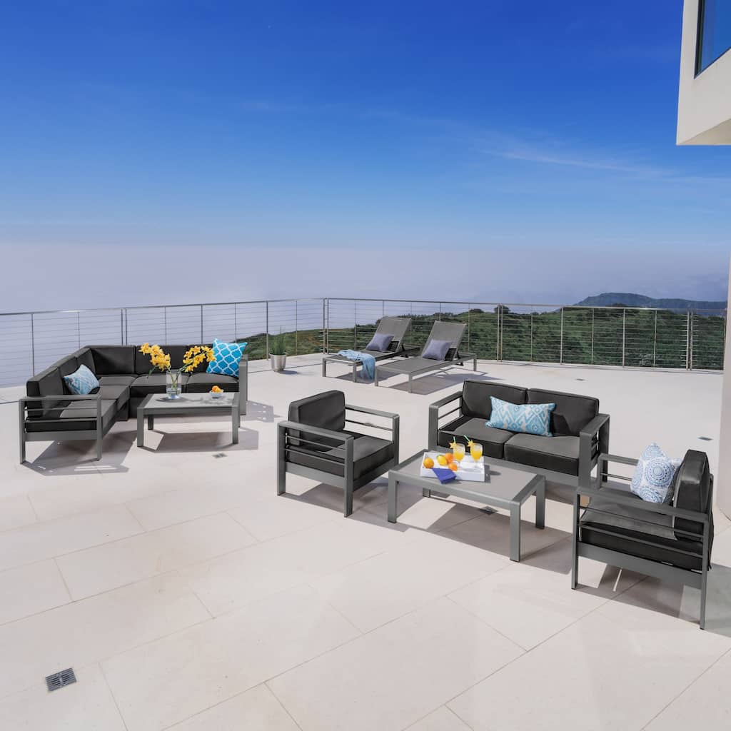 Cape Coral Aluminum 10-piece Estate Collection by Christopher Knight Home