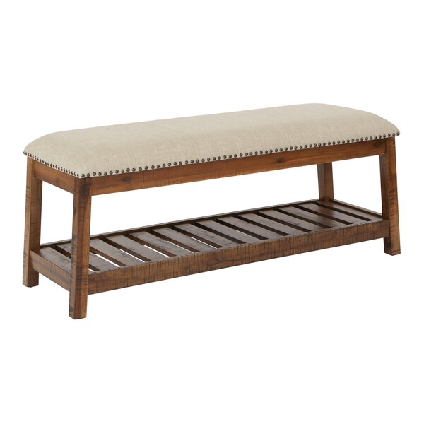 top lansbury sofa osp home furnishings lansbury linen fabric nailhead bench with mild chatter wood finish shop top lansbury sofa osp home furnishings lansbury linen fabric nailhead bench with mild chatter wood finish shop