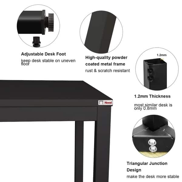 Shop Need Computer Desk Computer Table Office Desk 63 X23 7