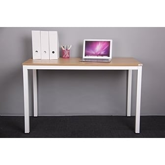 Shop Need Computer Table Office Desk Teak 47 L X 23 7 W On