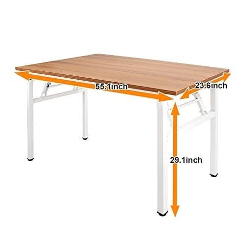Computer Desk Folding Table Office Desk, 55"