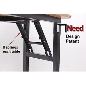 Computer Desk Folding Table Office Desk, 55"