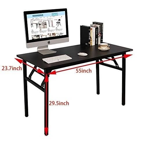 Computer Desk Folding Table Office Desk, 55"
