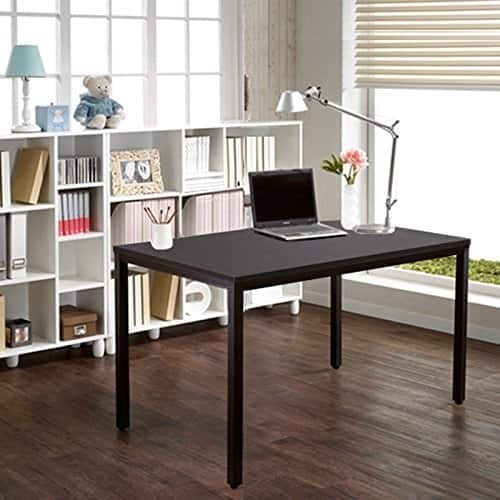 Computer Desk Computer Table Office Desk, 55"x23.7" - black top black legs
