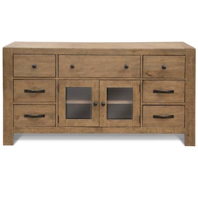 Griffith Farmhouse Weathered Toffee Entertainment Console