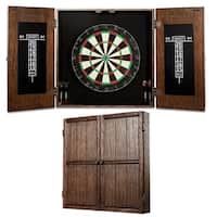 Barrington Webster Bristle Dartboard and Solid Wood Cabinet Set