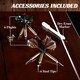 Barrington Chatham Bristle Dartboard and Cabinet Set - Thumbnail 5