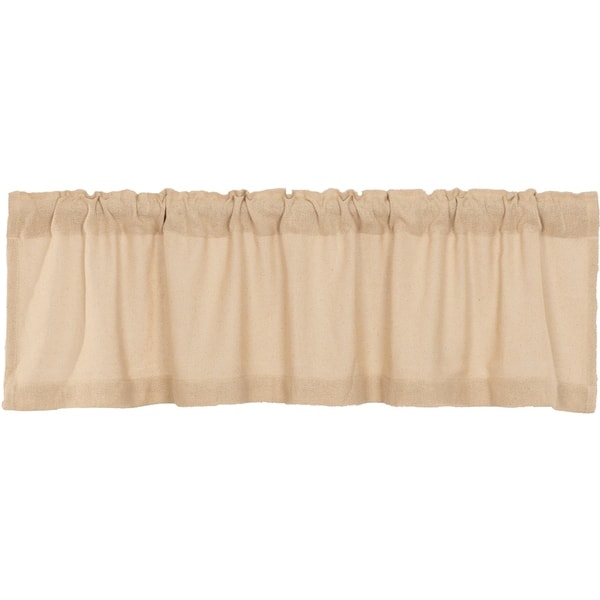 Shop Farmhouse Kitchen Curtains Vhc Cotton Burlap Valance Rod