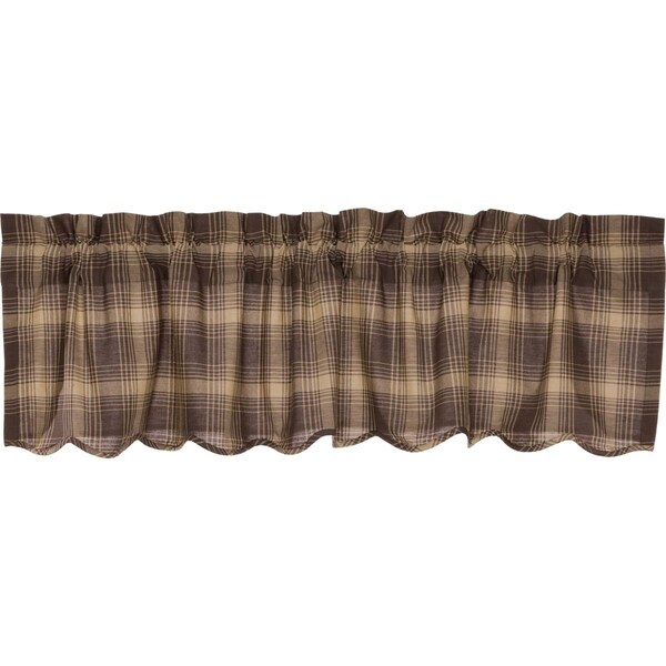 Dawson Star Scalloped Lined Valance