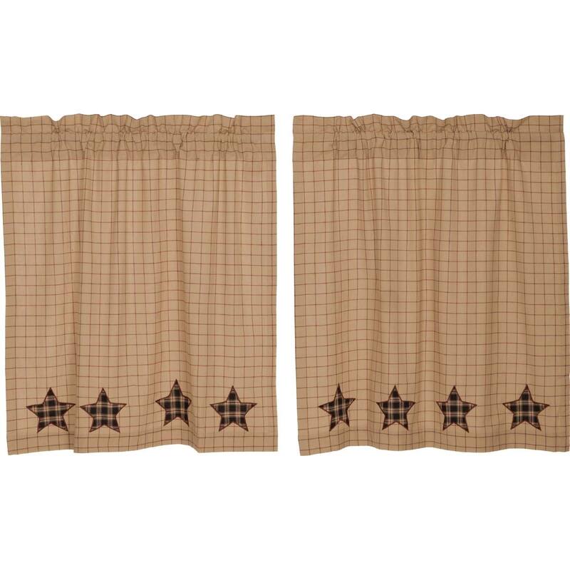 Bingham Star Tier Applique Star Set of 2 - 36x36