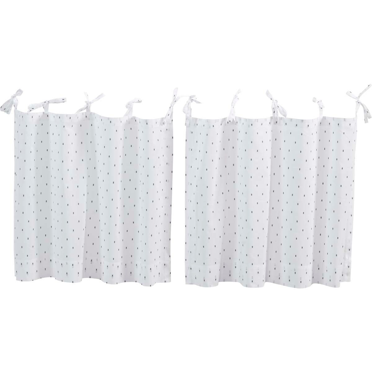 Farmhouse Kitchen Curtains Vhc Regina Tier Pair Rod Pocket Cotton