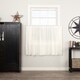 preview thumbnail 3 of 11, Farmhouse Kitchen Curtains VHC Tobacco Cloth Tier Pair Rod Pocket Cotton Solid Color Tobacco Cloth