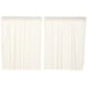 preview thumbnail 4 of 11, Farmhouse Kitchen Curtains VHC Tobacco Cloth Tier Pair Rod Pocket Cotton Solid Color Tobacco Cloth