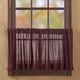 preview thumbnail 10 of 11, Farmhouse Kitchen Curtains VHC Tobacco Cloth Tier Pair Rod Pocket Cotton Solid Color Tobacco Cloth