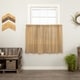 preview thumbnail 7 of 11, Farmhouse Kitchen Curtains VHC Tobacco Cloth Tier Pair Rod Pocket Cotton Solid Color Tobacco Cloth 36x36 - Khaki - Farmhouse - Solid