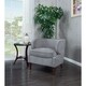 preview thumbnail 23 of 22, Chic Home Orlando Accent Side Club Chair in Chenille Upholstery
