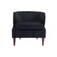 preview thumbnail 7 of 22, Chic Home Orlando Accent Side Club Chair in Chenille Upholstery