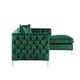 preview thumbnail 14 of 22, Chic Home Monet Velvet Button-tufted Sectional Sofa
