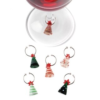 Tannenbaum Holiday Tree Wine Charms by True