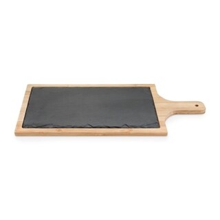Trim Slate And Bamboo Cheeseboard by True