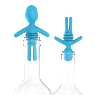 Bruce™ Bottle Stopper in Blue by TrueZoo