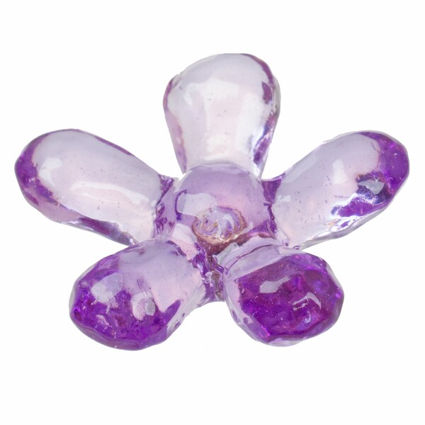 GlideRite 2.25-inch Diameter Unique Colorful Purple Daisy Flower Cabinet Knobs (Pack of 10 or 25) - Purple Finish - 2.25"