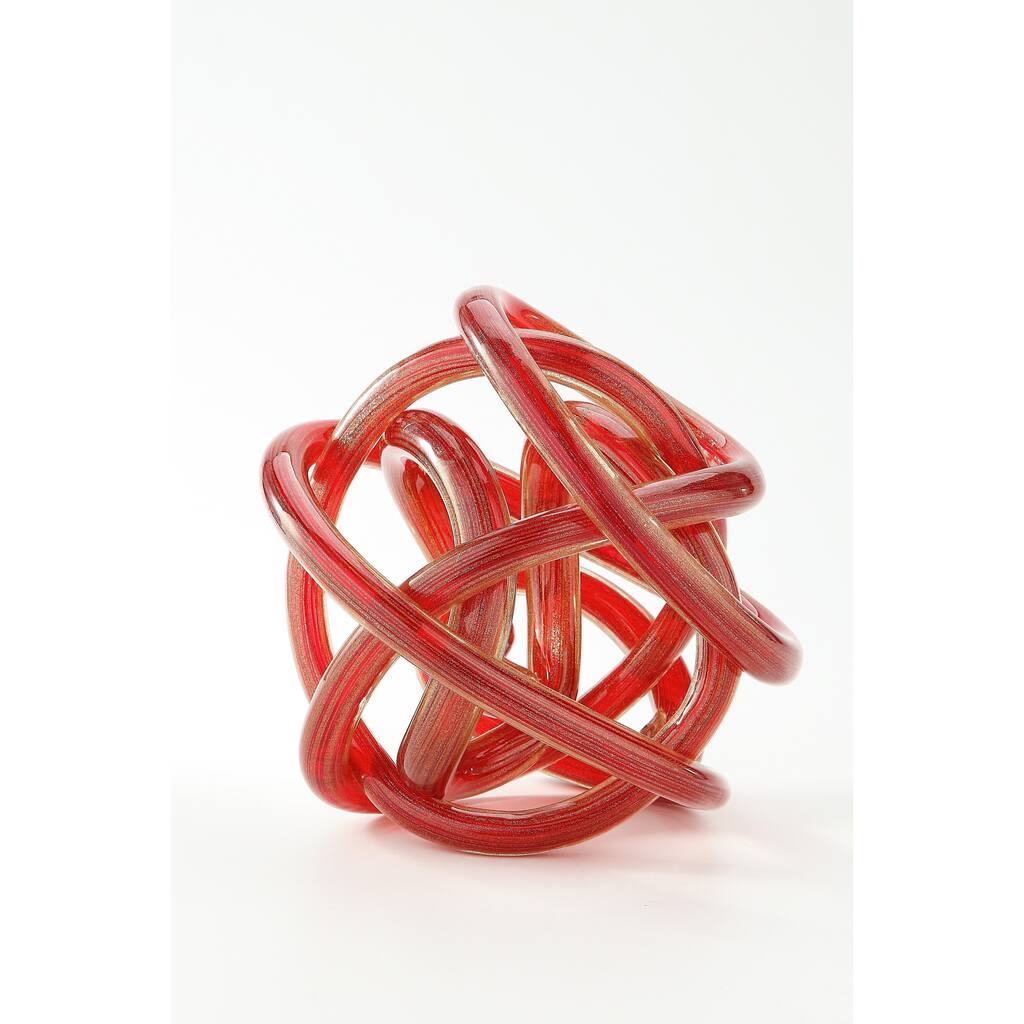 Glass String Art in Red